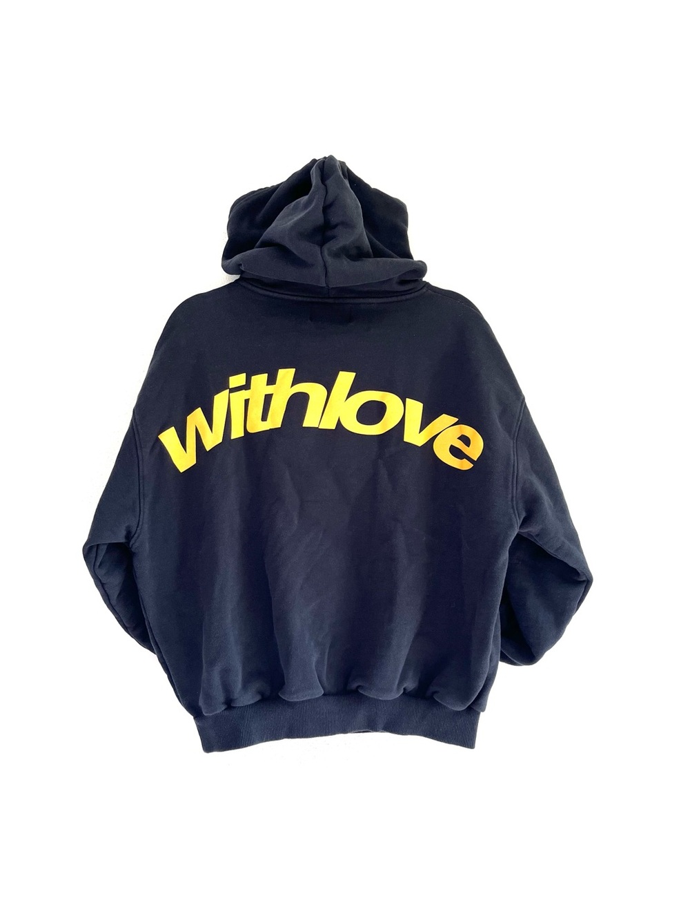 Scuffers Sign Boxy Fit Hoodie Sweatshirt Unisex Black NWT Kangaroo Pouch Y2K Med